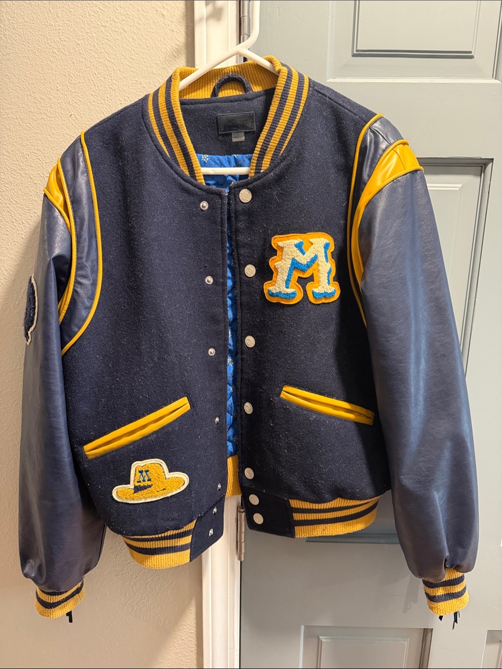 MOTHER Team Spirit Letterman  Jacket